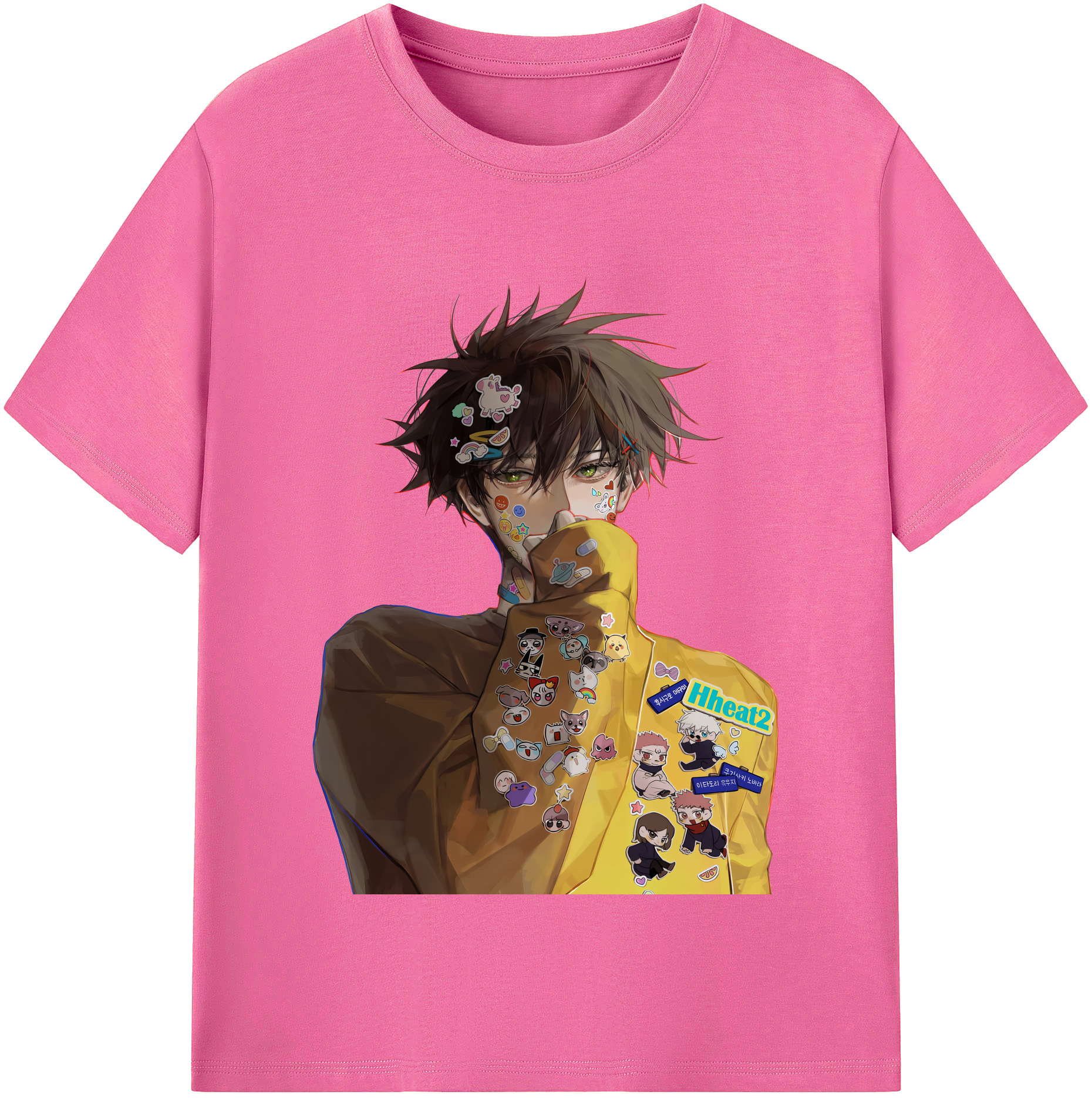 （画像用） 呪術廻戦 Jujutsu Kaisen レディースカジュアルプリントTシャツ（綿100％）